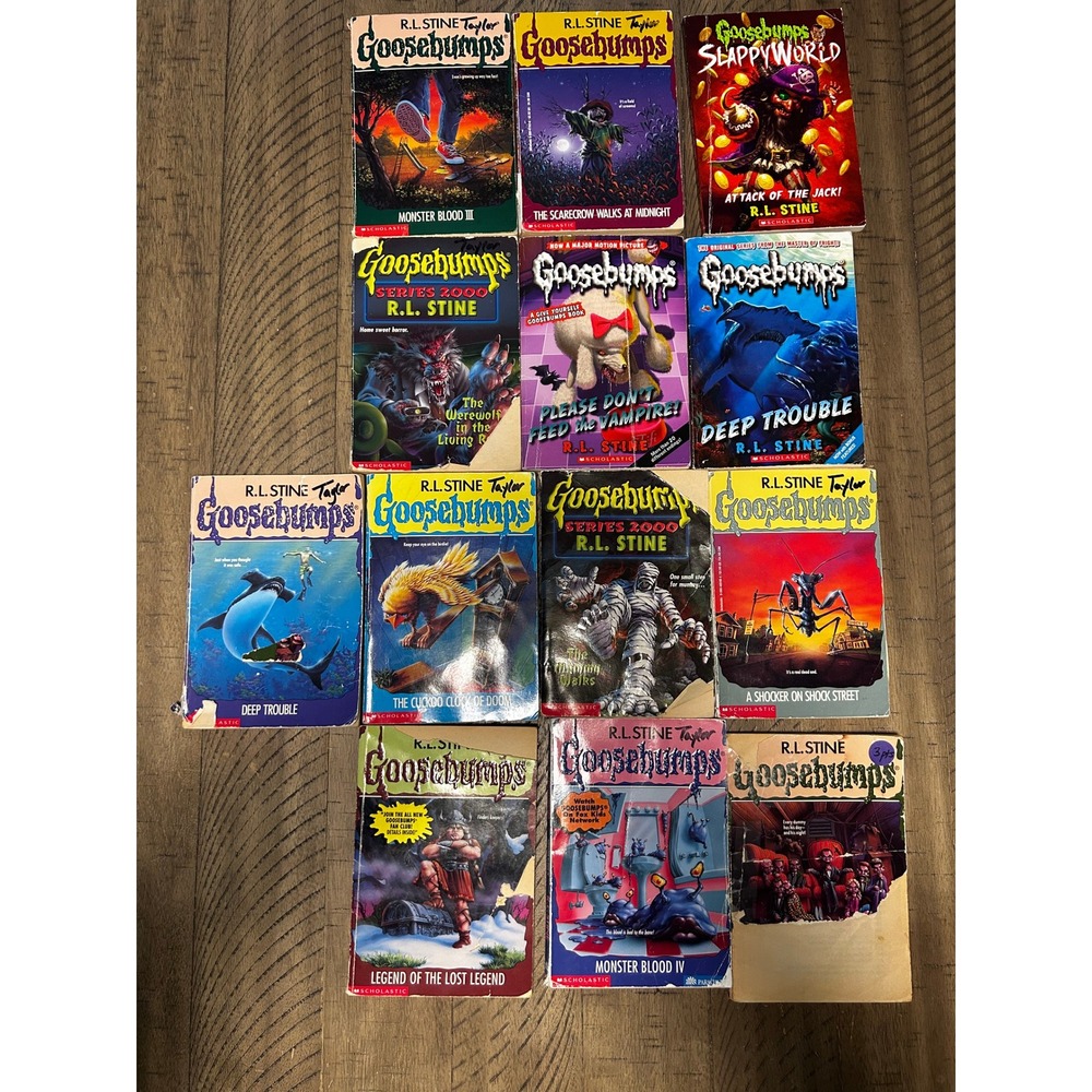 Vintage Goosebumps Books Lot R.L. Stine-MONSTER BLOOD IV SOLD